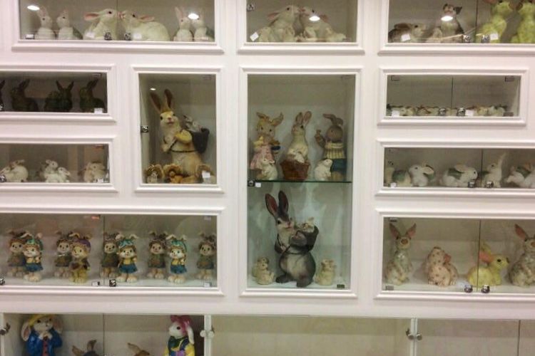 Patung kelinci di Rabbit Town
